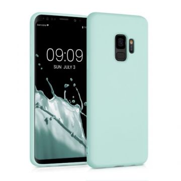 Husa pentru Samsung Galaxy S9, Silicon, Verde, 53832.200, Kwmobile