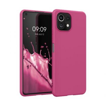 Husa pentru Xiaomi Mi 11 Lite 5G, Silicon, Roz, 54726.213, Kwmobile