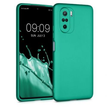 Husa pentru Xiaomi Mi 11i/Poco F3, Silicon, Verde, 54732.128, Kwmobile