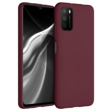 Husa pentru Xiaomi Poco M3, Silicon, Rosu, 53971.190