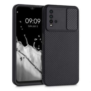 Husa pentru Xiaomi Redmi 9T, Silicon, Negru, 56362.01, Kwmobile