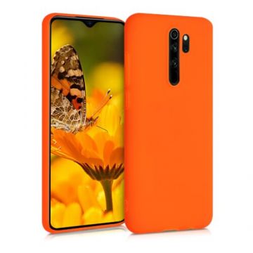 Husa pentru Xiaomi Redmi Note 8 Pro, Silicon, Portocaliu, 50242.69