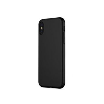 Husa protectie 360 pentru Iphone X, silicon, Gonga® Negru